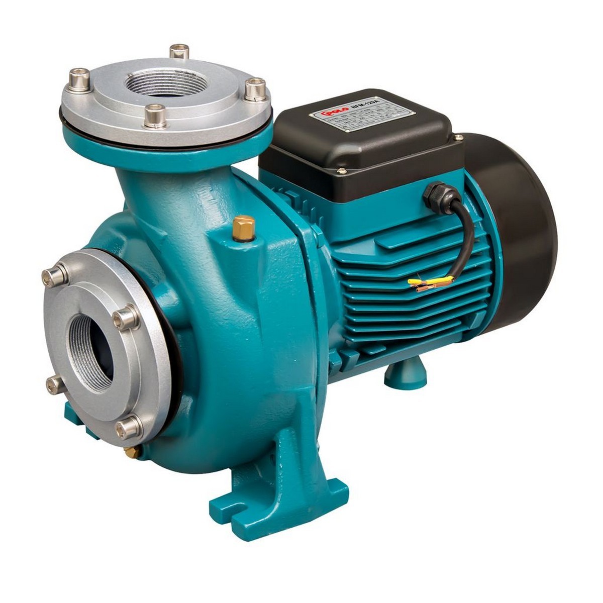 ปํ๊มหอยโข่งหน้าแปลน 2 Hp POLO รุ่น NFM-129A ขนาดท่อ 2" ส่งสูง 15 ม. ปริมาณ 420 ลิตร/นาที