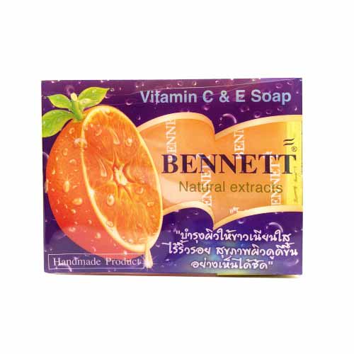 [เบนเนท] สบู่เบนเนทส้ม วิตามินซี+อี 130g. (Vitamin C&E)