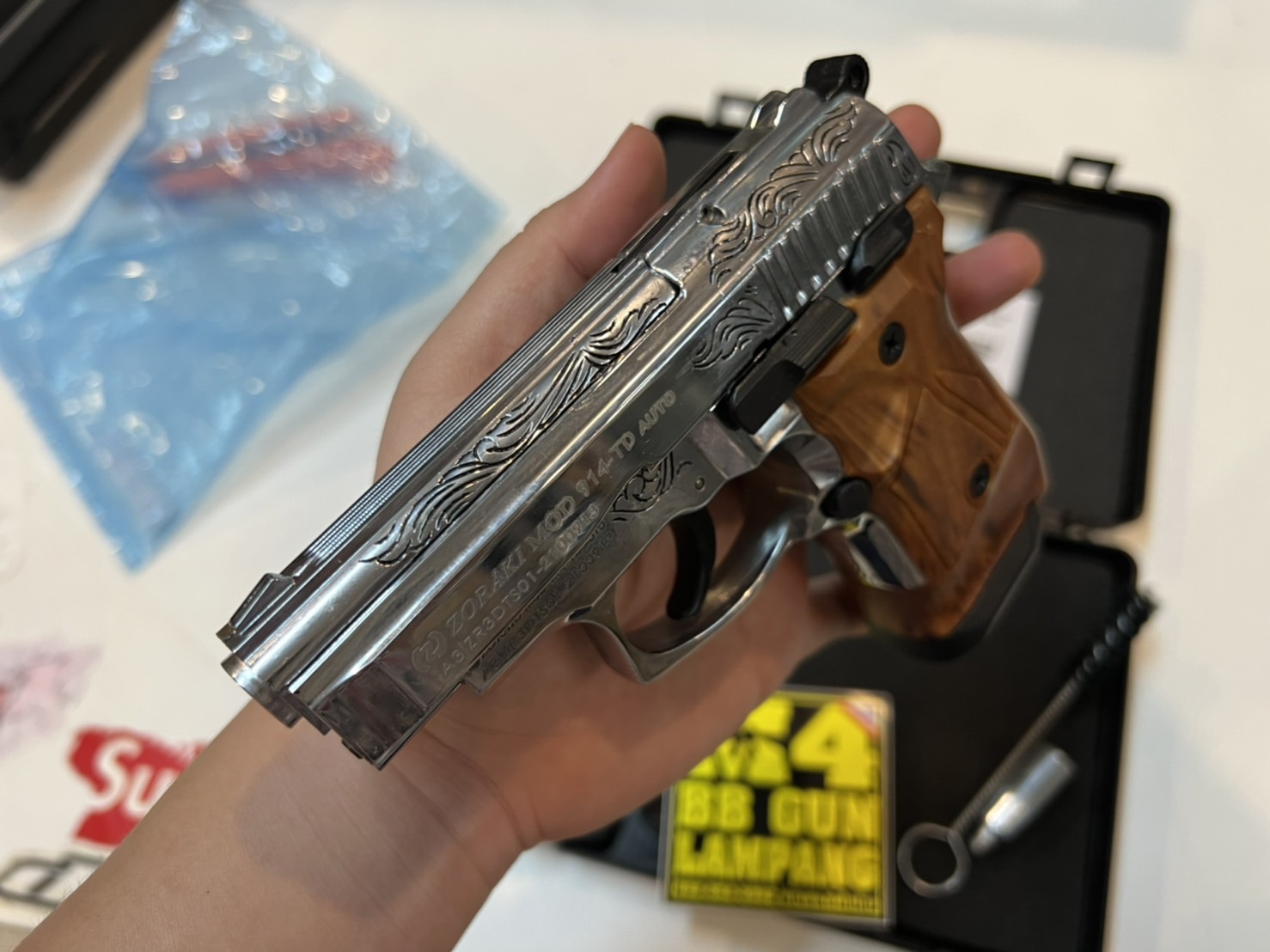 ZORAKI 914 AUTO เงินเงา-ลายไทย