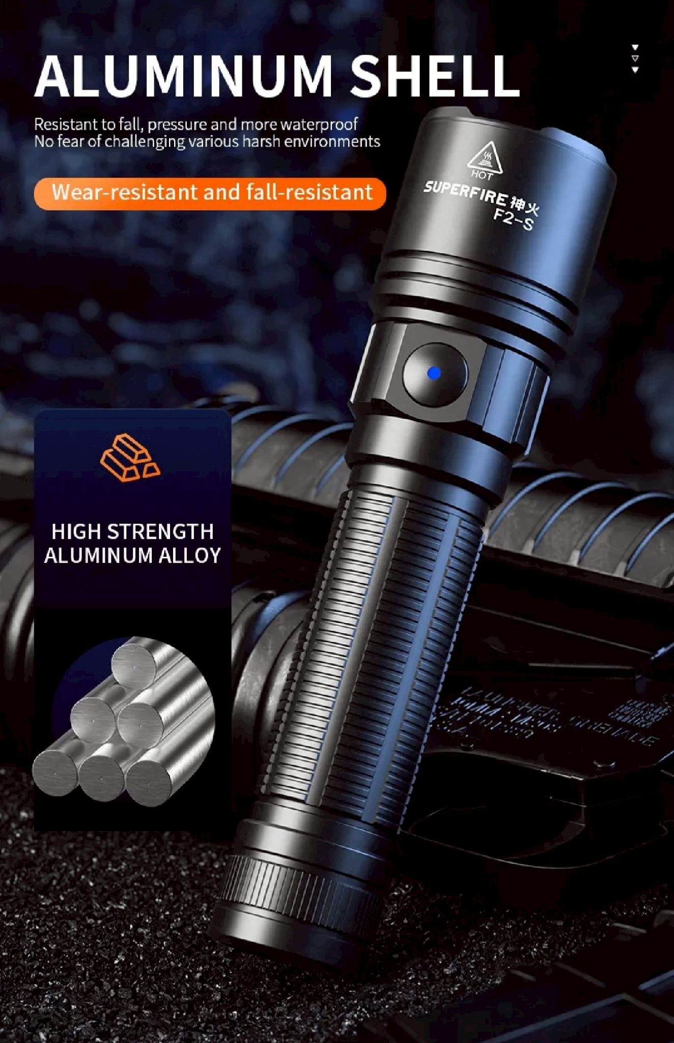 ไฟฉาย Superfire รุ่น F2-S (K0280)