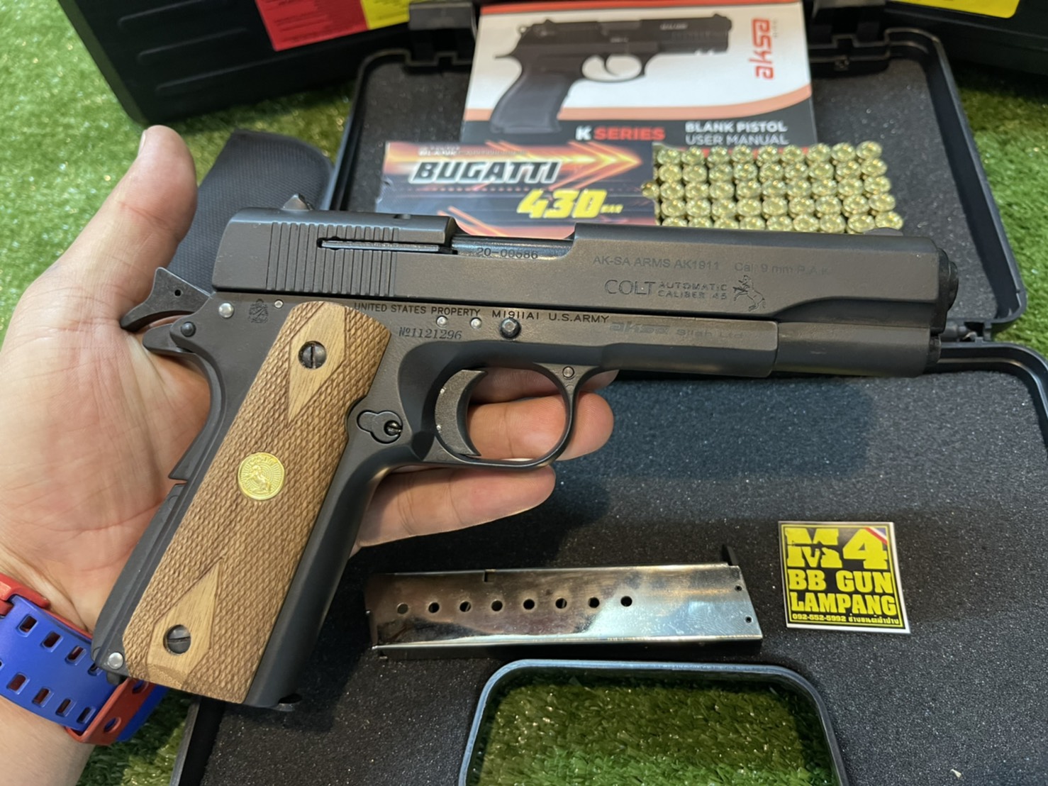 AKSA COLT 1911 ลาย Series 70 สีดำ