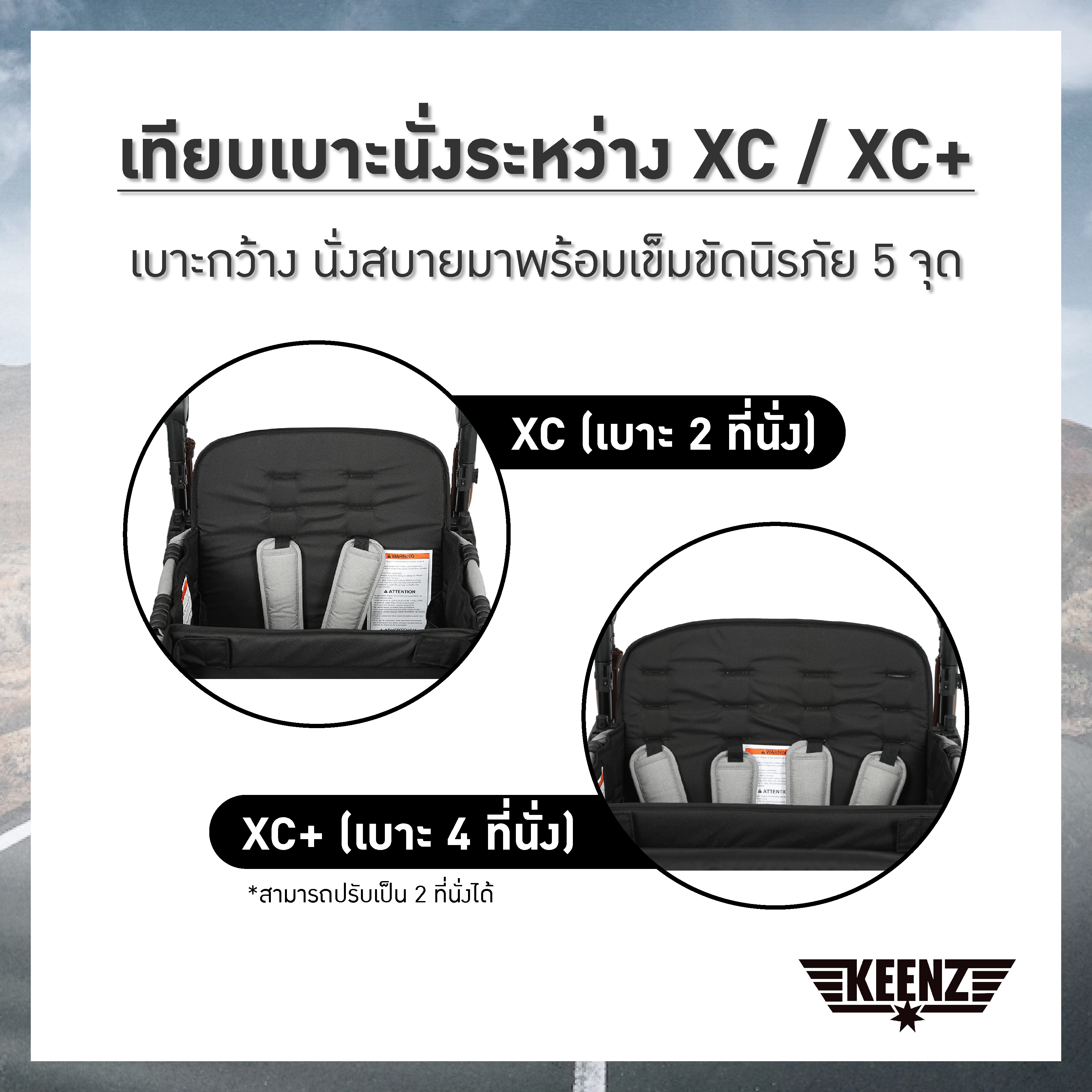 Keenz Wagon รุ่น XC+ (4 ที่นั่ง)