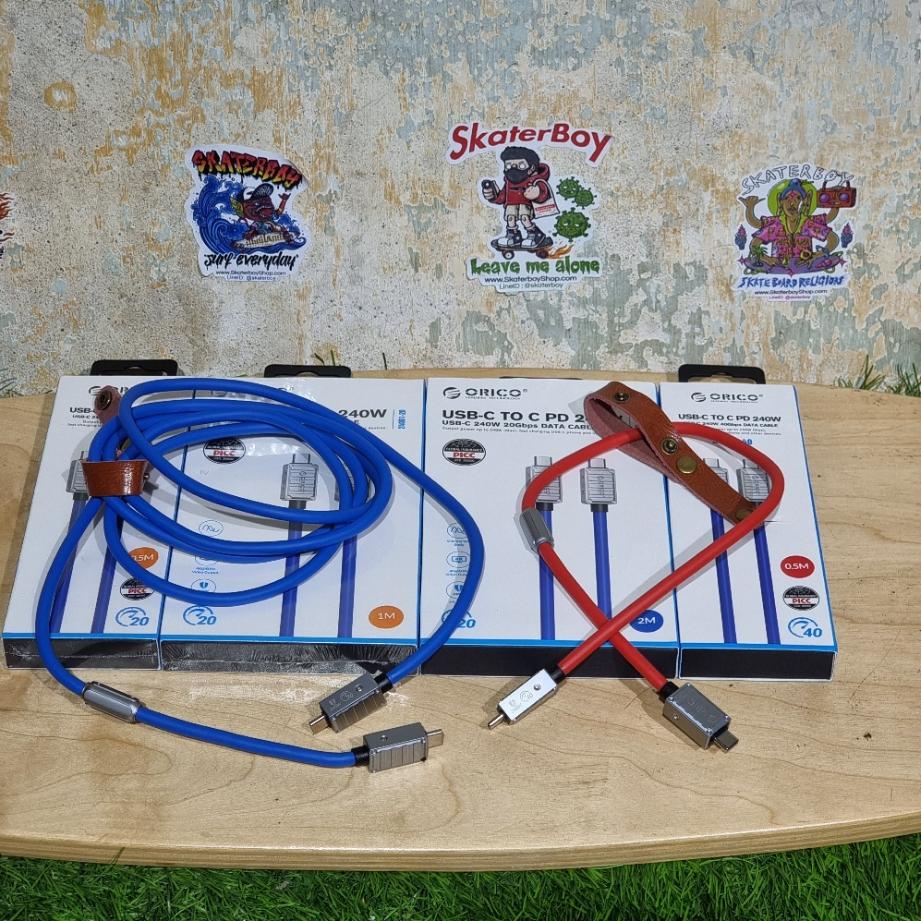 [1300] สายชาร์จ ส่งภาพ 4k/8k หัว type c to type c 20/40Gbps ชาร์จเร็ว PD 240W หนา6มิล ทนทาน ใช้ได้นาน