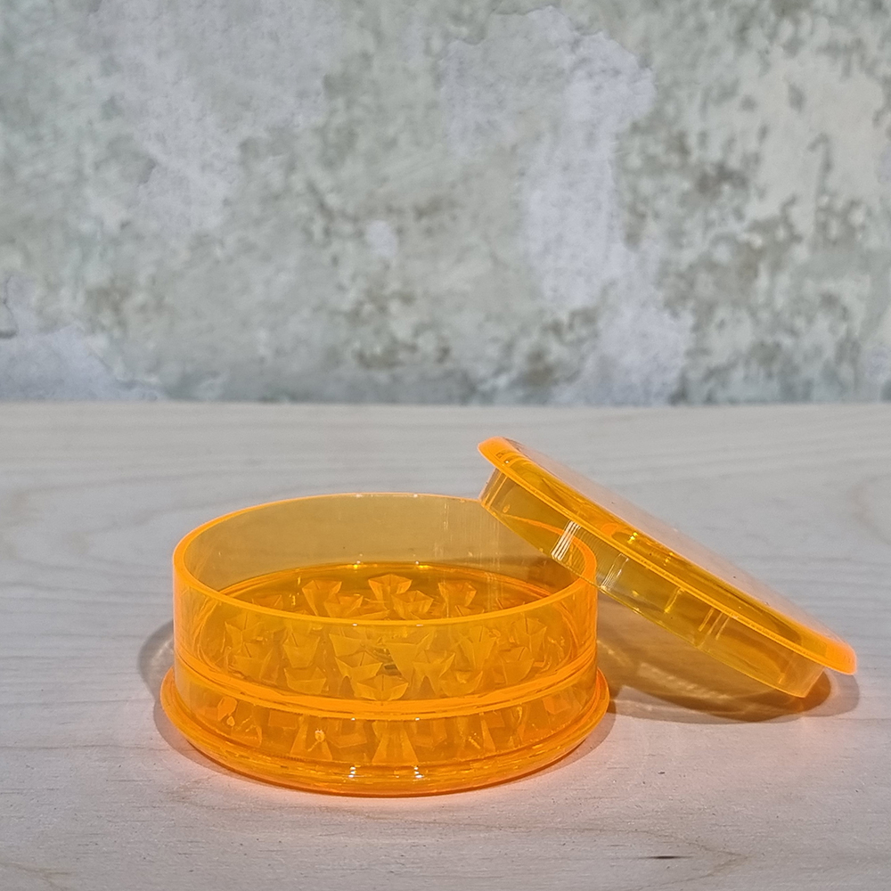 [1002] Plastic Grinder ขนาด 63mm 2 3ชั้น บดเก็บ ที่บดสมุนไพร เครื่องบดสมุนไพร บดกาแฟ ไกเดอร์บด