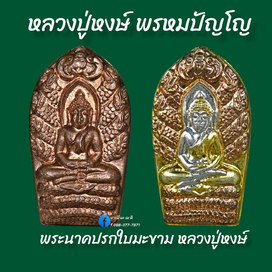 พระนาคปรกใบมะขาม หลวงปู่หงษ์ พรหมปัญโญ
