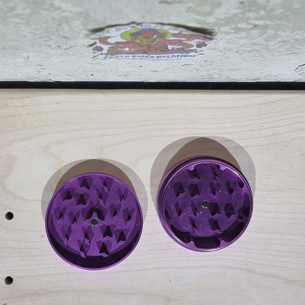 [1002] aluminum Grinder ขนาด 63mm 1ชั้น ฟันคม CNC ที่บดสมุนไพร เครื่องบดสมุนไพร บดกาแฟ ไกเดอร์บด