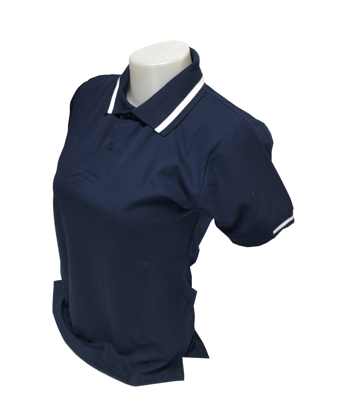 เสื้อโปโลไฮโดรเทค สีน้ำเงินกรมท่า แขนจั๊มครึ่งเดียว