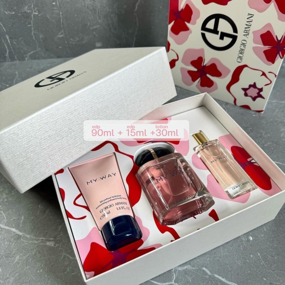 Giorgio Armani My Way Perfume & Lotion Gift Set 3 Pcs.