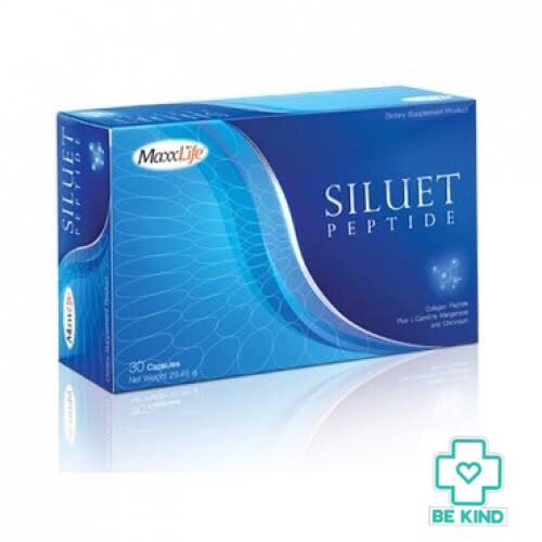 [[📍เมื่อสั่งซื้อสินค้า MAXXLIFE 2ชิ้นขึ้นไป มีของเเถมพิเศษ📍]] MaxxLife Siluet Peptide 30 capsules. แมกซ์ไลฟ์ ซีลูเอท เปปไทด์ 30 แคปซูล.