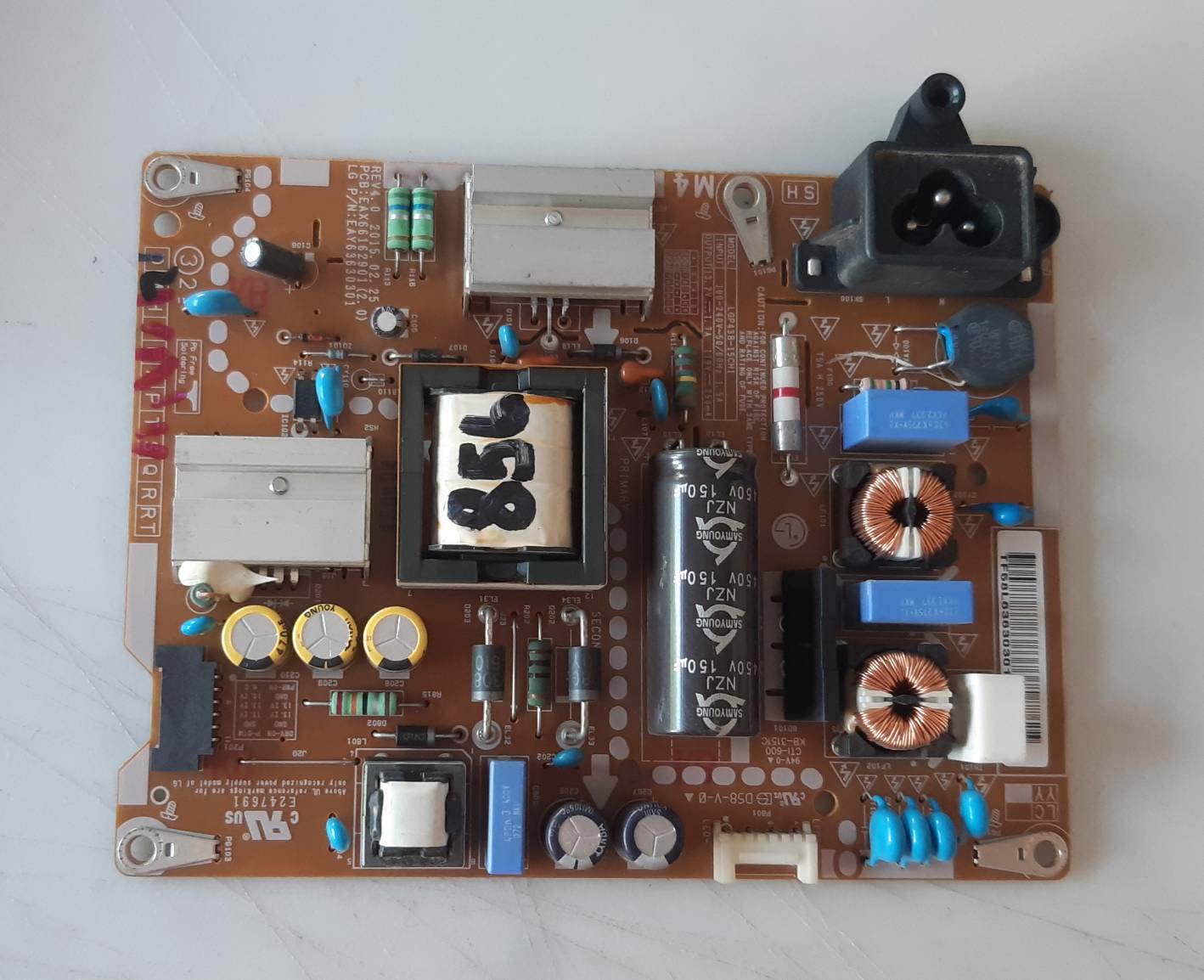 อันที่ 856 LG 43LF540T 43LX310 ซัฟฟลาย EAX66162901 EAY63630301 ดีเทสแล้ว