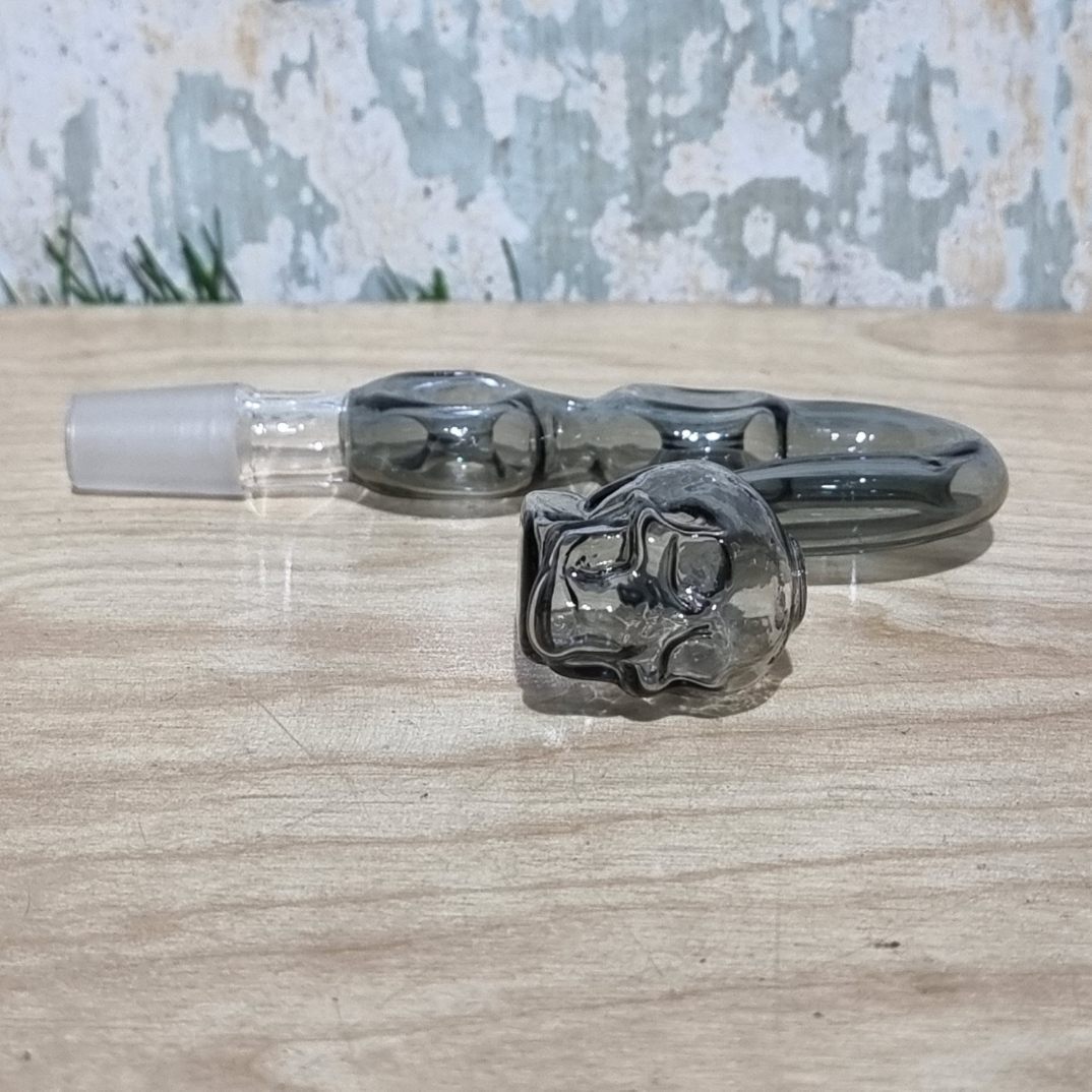 [1005] บัวผัน Wax Dab hash ขนาด 14mm ลงสี ลายกระโหลก เลข8ระบายความร้อน