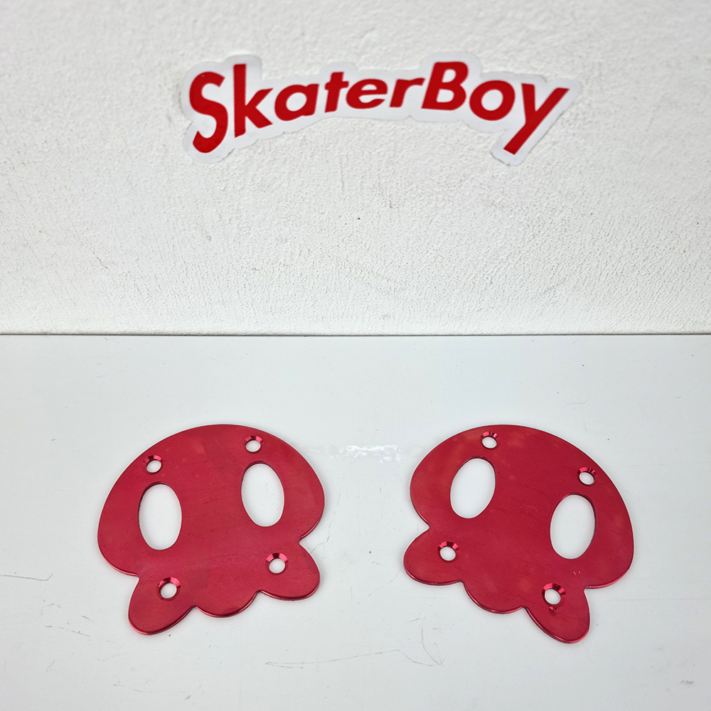 [0302] แผ่นปะเก็น รองน็อตยึดทรัค สเก็ตบอร์ด รูในห่าง5.5cm ทรงPanda ช้วยถนอมไม้