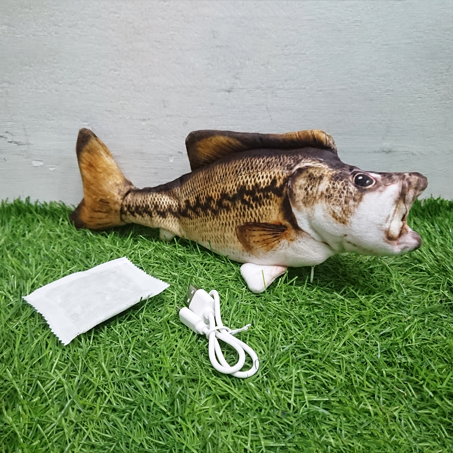 [1100] ของเล่นแมว ปลาสด ดิ้นได้ เลือกได้ 16 สายพันธุ์ ชาร์จ USB ฟรี ซอง Catnip ตำแยแมว