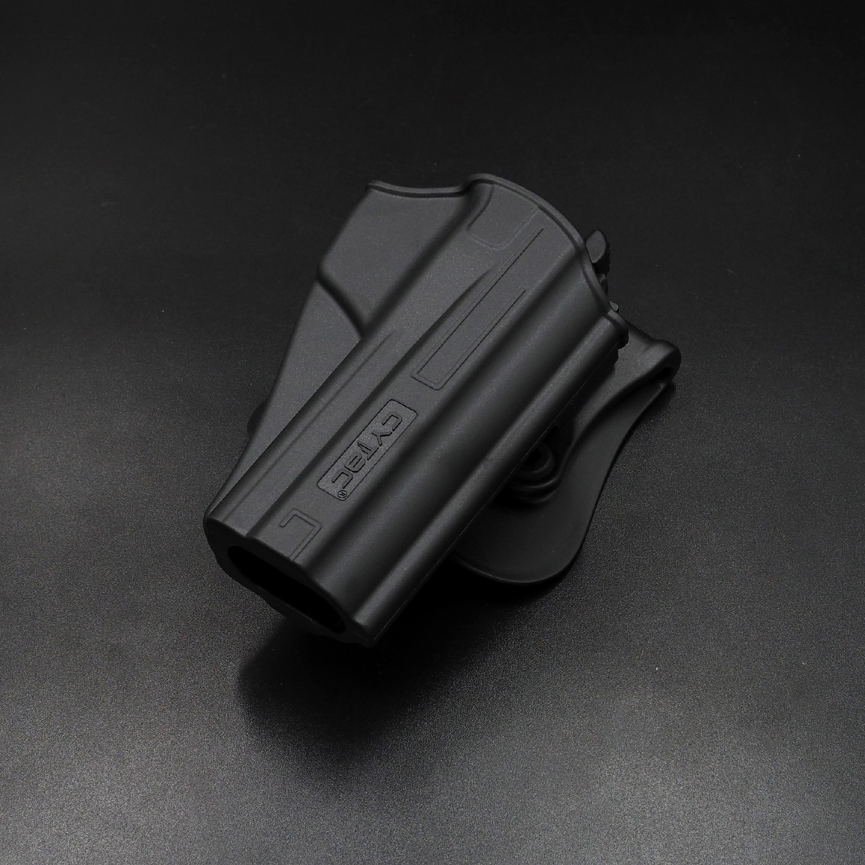 CYTAC ซองพกนอก ปลดล็อคนิ้วโป้ง รุ่น Beretta 92, Beretta 92FS,GSG92, Girsan Regard MC (K0650)