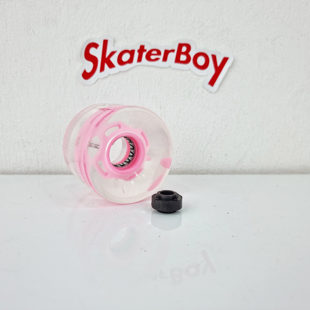 [0316] ล้อสเก็ตบอร์ด มีไฟ ขนาด 60x45mm 78A พร้อม magnetic spacer หลายสี longboard surf skateboard