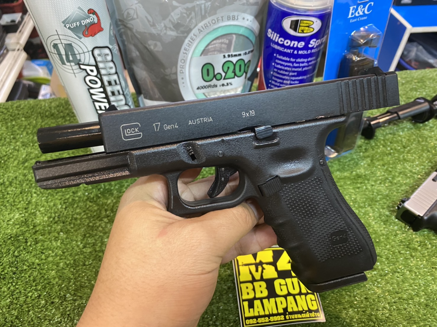 WE G17 Glock 17 Gen4 - สีดำ