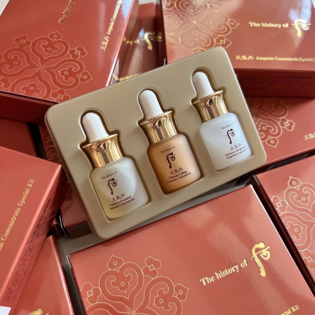 The history of whoo Cheongidan Nutritive Essential Ampoule Concentrate 3 pcs.