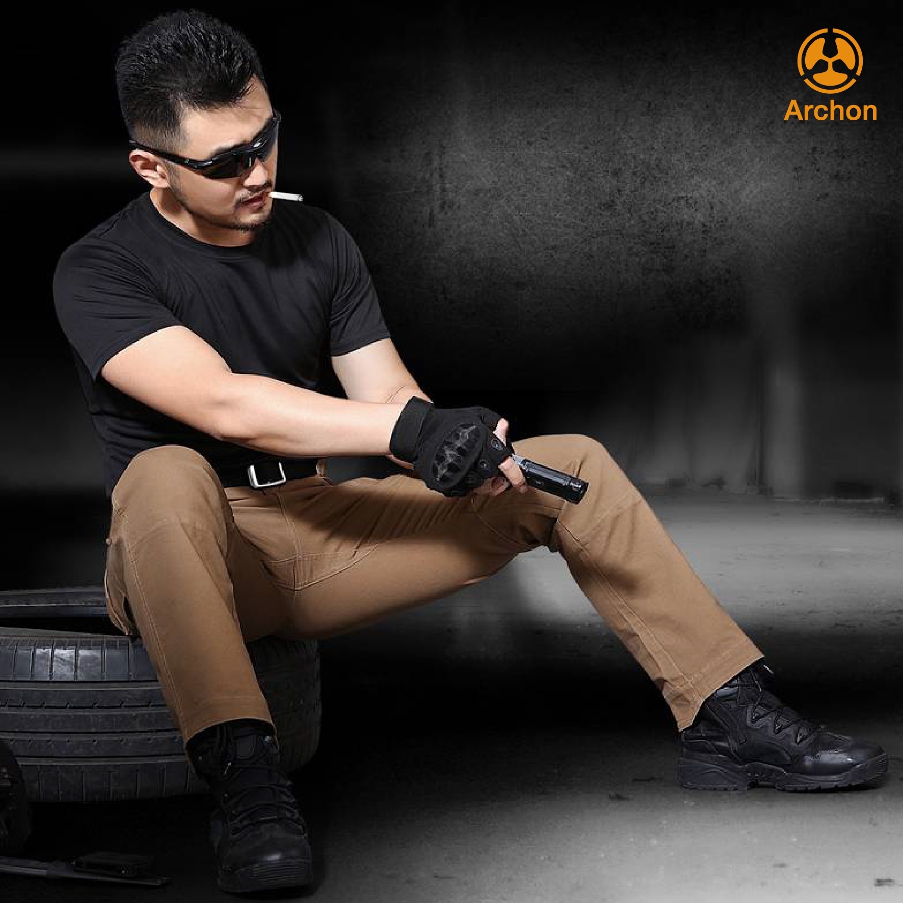 กางเกง Archon รุ่น IX9 ผ้ายืด (K0550)