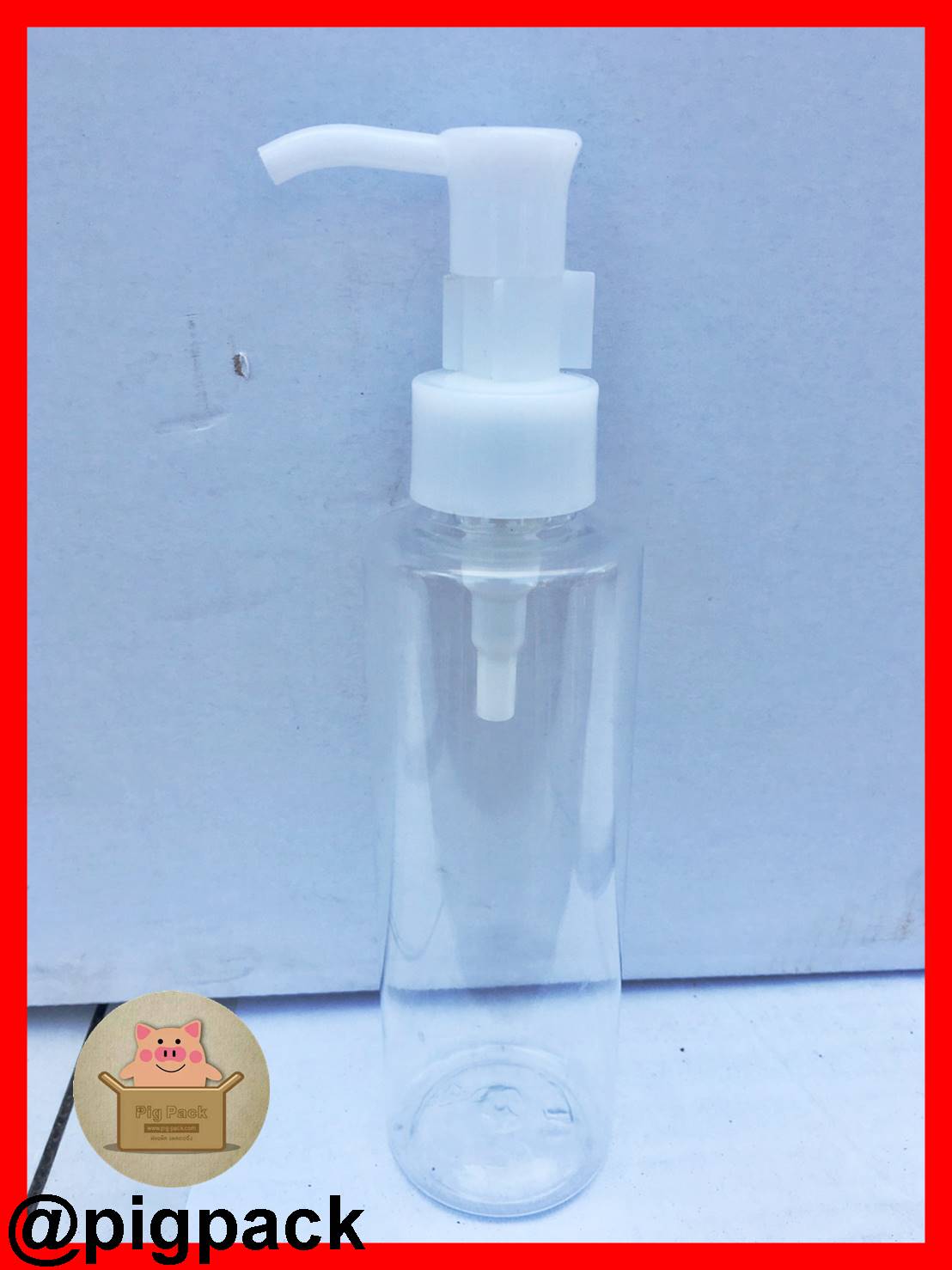 ขวดปั๊มสีใส ขนาด150ml แพ็ค20ชิ้น