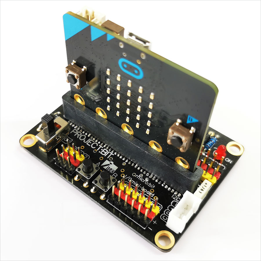 PROJECT:BIT บอร์ดเชื่อมต่ออุปกรณ์ภายนอกสำหรับ micro:bit