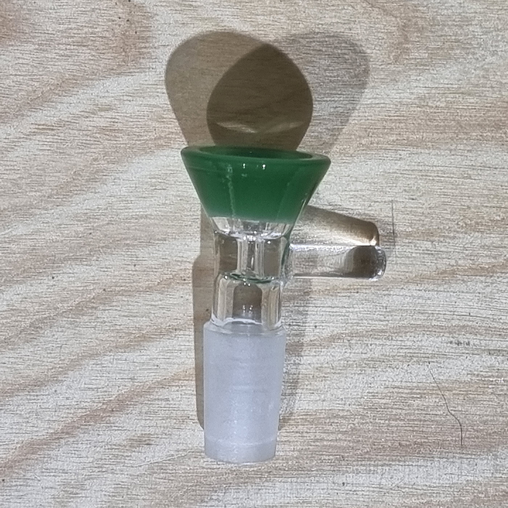 [1005] บัวผัน แก้ว ข้อต่อ 2ขนาดมาตราฐาน 14mm 18mm มีก้านจับกันร้อน หลากสี