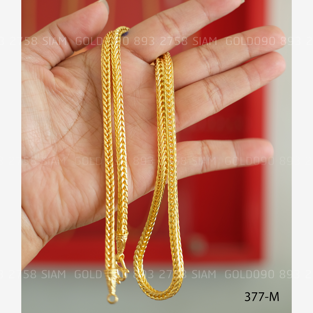 (M) สร้อยคอ สี่เสา 3 บ. (มีคลิปรีวิว)
