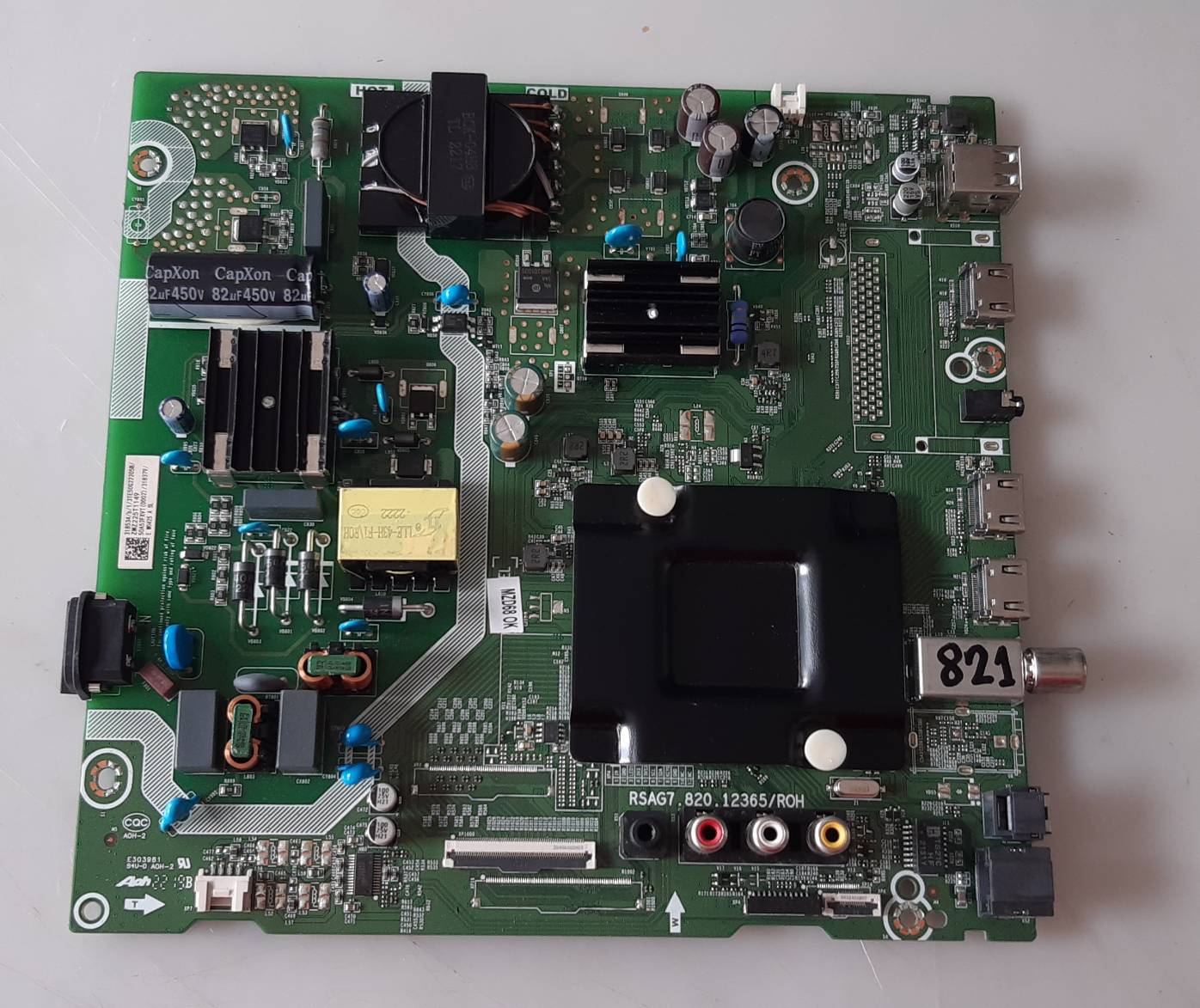 อันที่ 821 Hisense 50A6100H ซีสเตร็ม RSAG7.820.12365 ดีเทสแล้ว