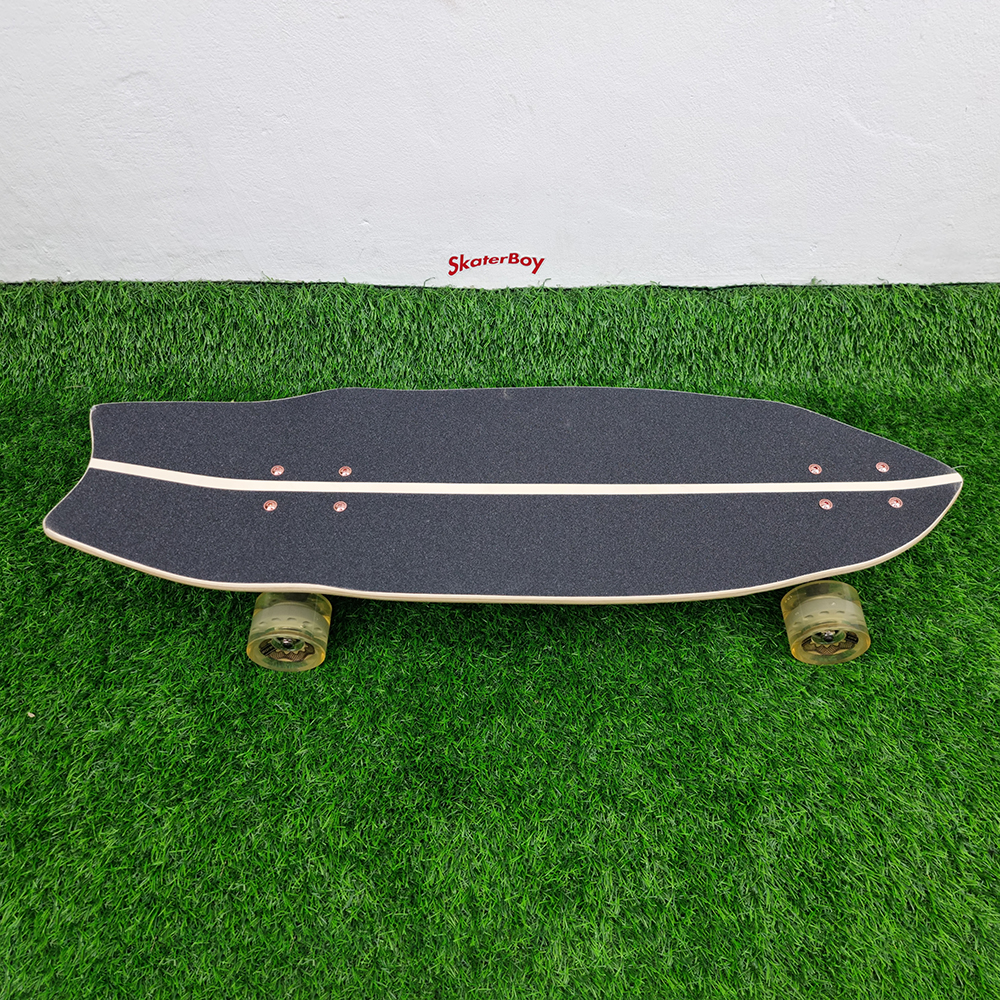 0202 Surf skate RareAnt บอร์ด 30.5x9.5 นิ้ว ทรัค CX7 ล้อ 65mm เซิร์ฟสเก็ตแผ่นกว้างยืนง่าย