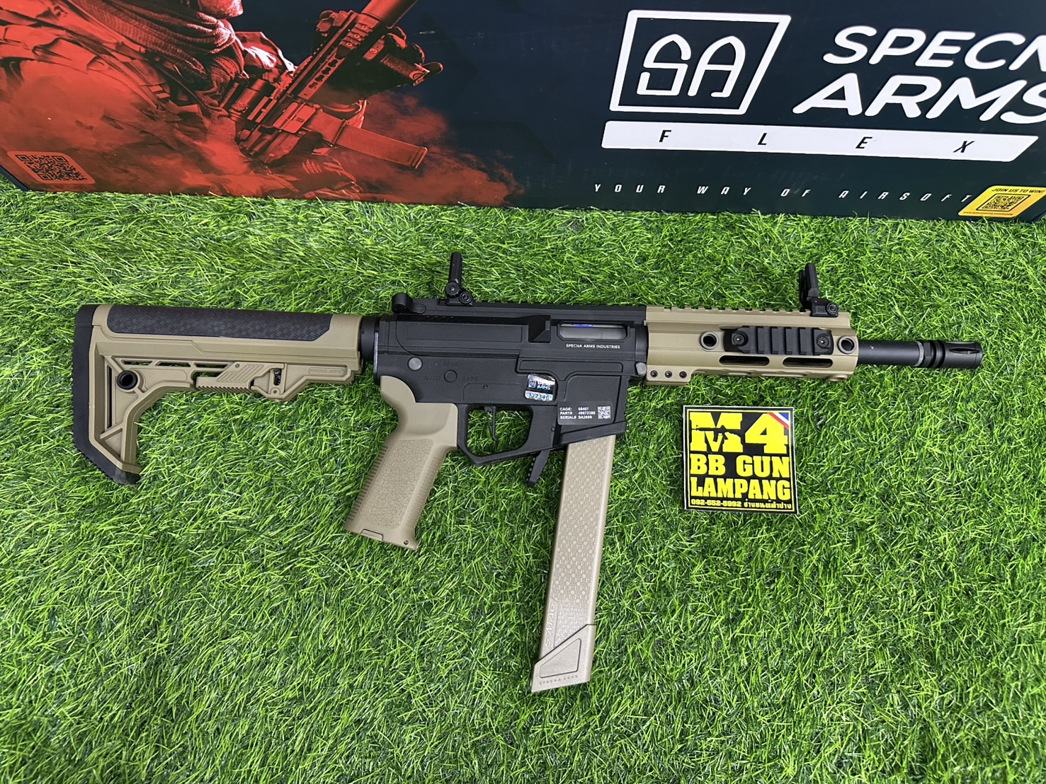 Specna Arms SA-FX01 FLEX™ HAL ETU : AR9 Custom (Tan)