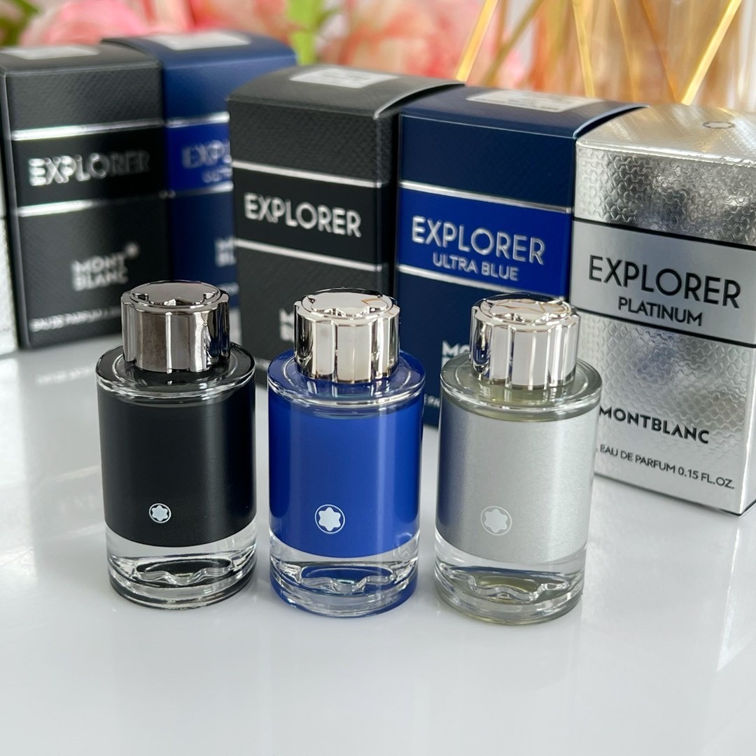 เซ็ทน้ำหอมจิ๋ว Mont Blanc Explorer Miniature 3 Pcs. หัวแต้ม