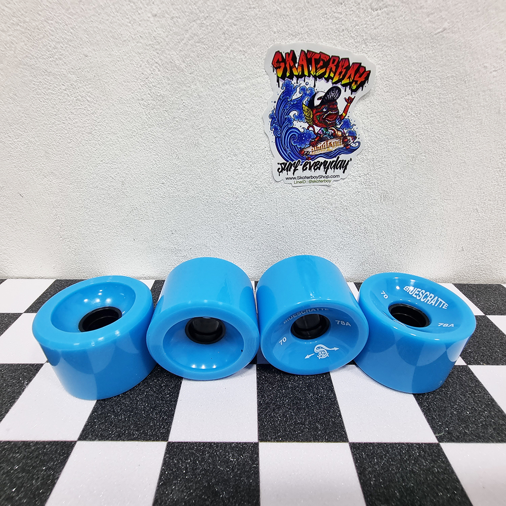 [0317][ลด50%] ชุดล้อสเก็ตบอร์ด 4ล้อ 70x50mm ยางนิ่ม 78A สำหรับ longboard dance