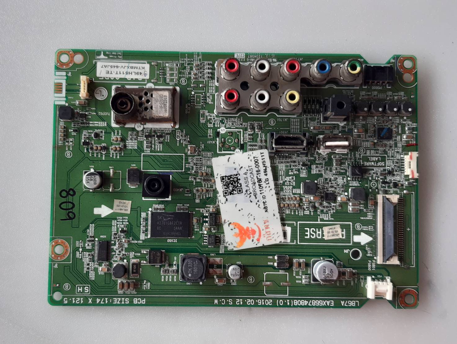อันที่ 608 LG 49LH511T ซีสเตร็ม EAX66874809 ดีเทสแล้ว