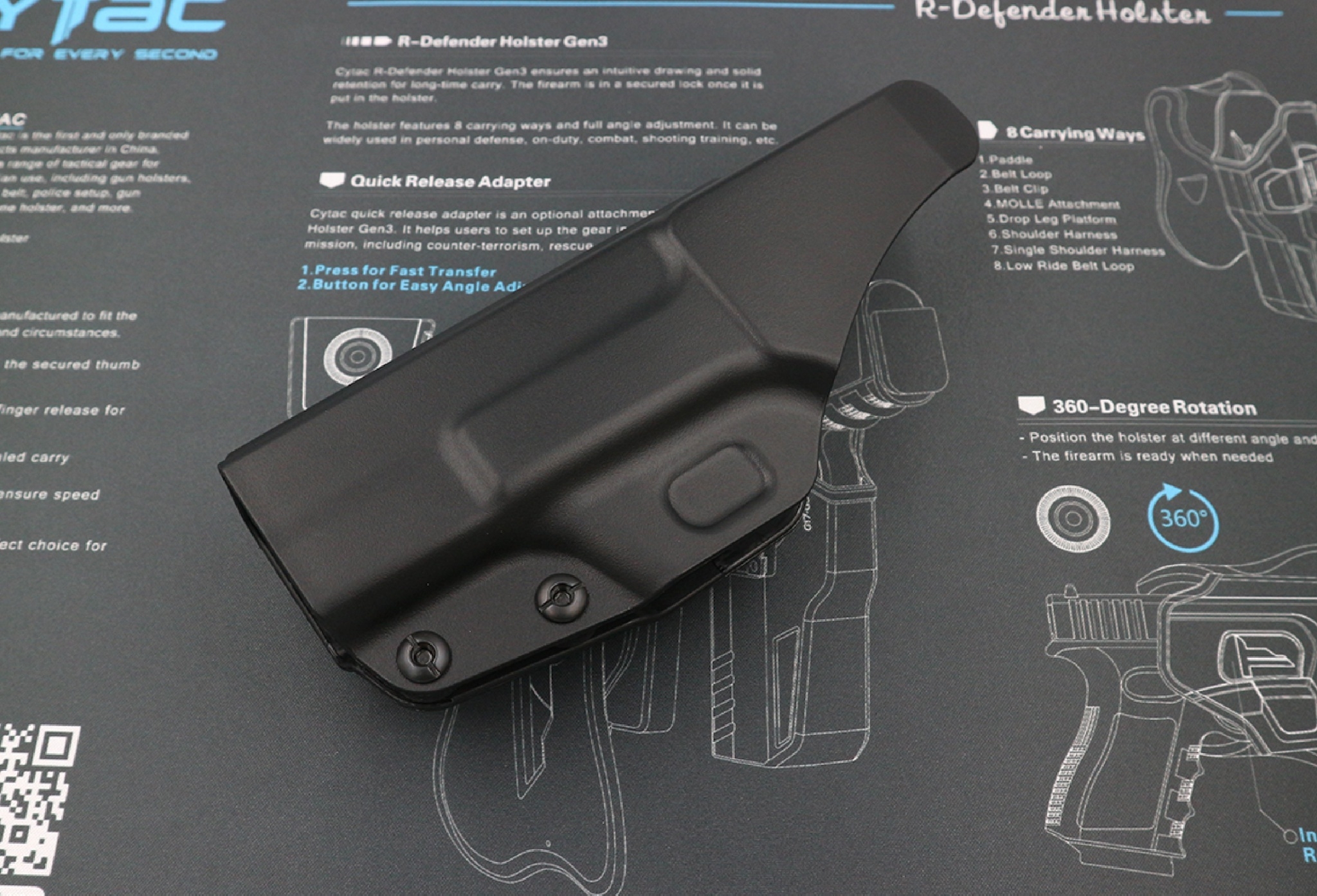 ซองปืนพกใน Polymer Glock 19 (K300)
