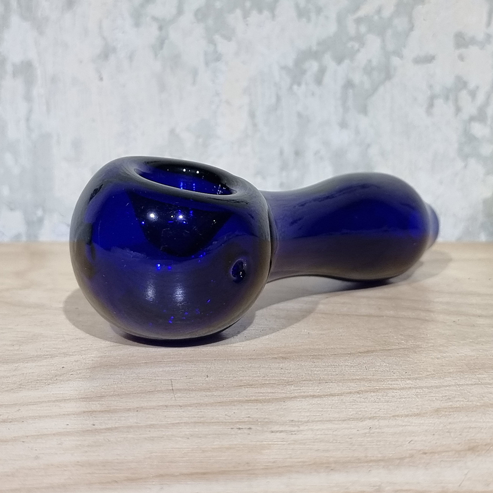 [1006] mini glass pipe พกพา ทรงอ้วน มีโบว ระบายความร้อยได้ดี