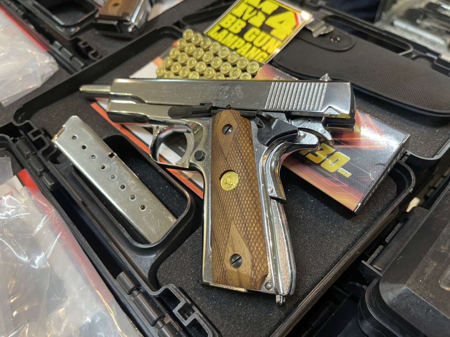 AKSA COLT 1911 ลาย Series 70 สีเงินเงา