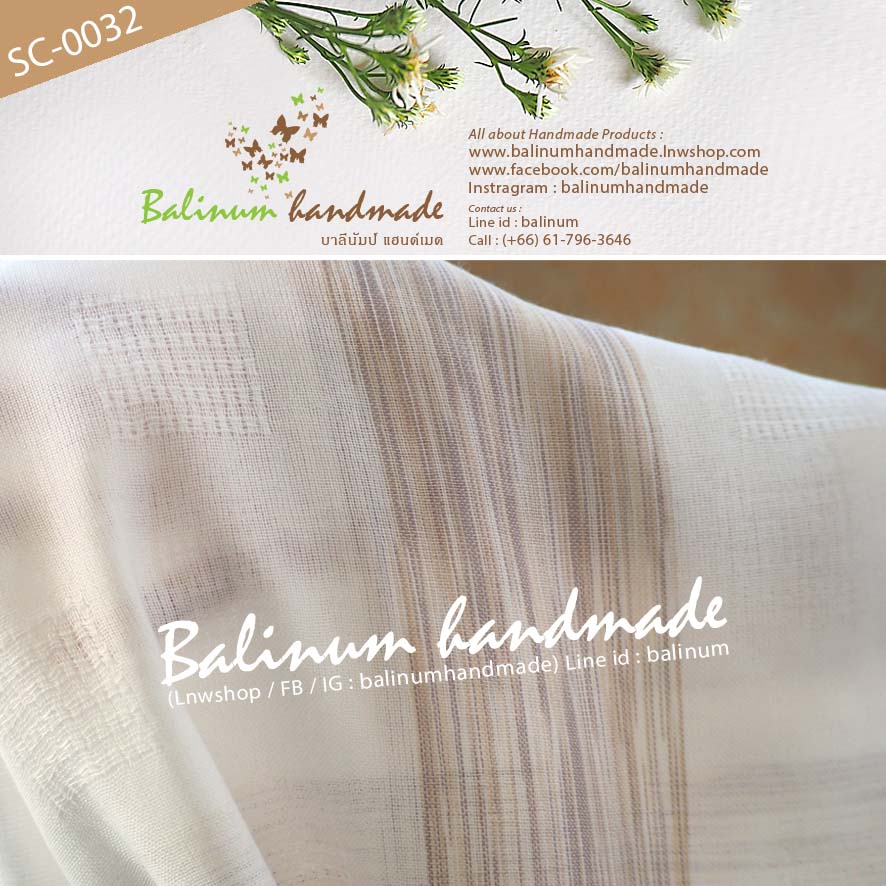 ผ้าพันคอพาสมีน่า 100% โทนขาว-น้ำตาล ผ้ามีน้ำหนัก เนื้อผ้านุ่ม ลื่น บางเบา ให้ความอบอุ่น รู้สึกสบาย สามารถนำมาพันคอหรือคลุมไหล่ก็ได้ (ใช้ได้ทั้งผู้หญิงและผู้ชาย) ขาว (White)