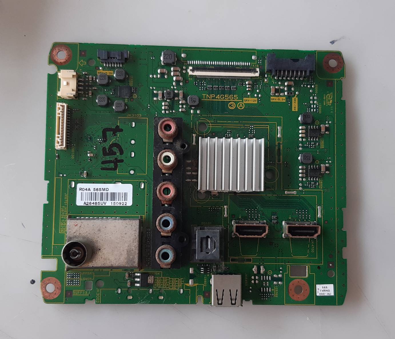 อันที่ 457 Panasonic TH-42A410T ซีสเตร็ม TNP4G565 51PIN ดีเทสแล้ว