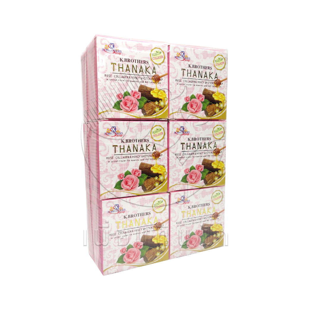 [เคบราเทอร์] สบู่ทานาคา กุหลาบน้ำผึ้ง แพ็ค12ก้อน 60g.