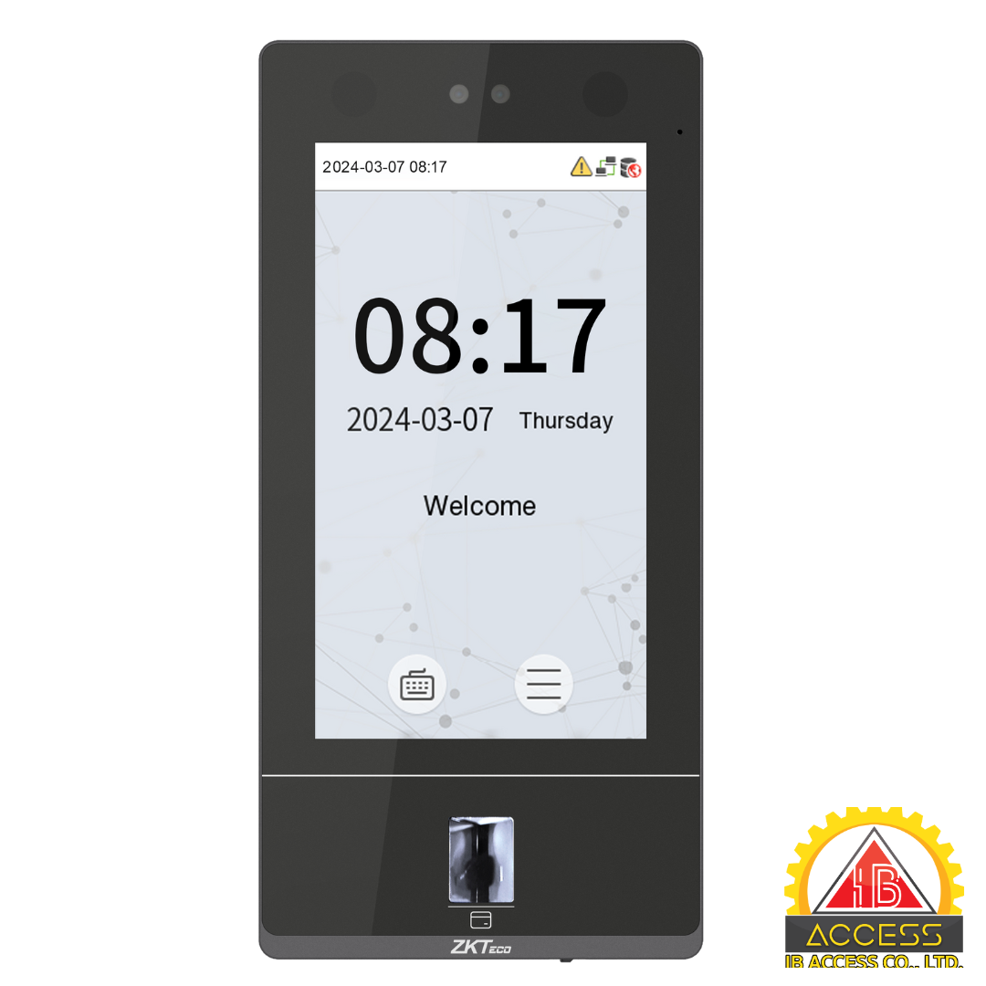เครื่องสแกนใบหน้า ยี่ห้อ ZKTeco รุ่น SenseFace 7A รองรับระบบ Access Control