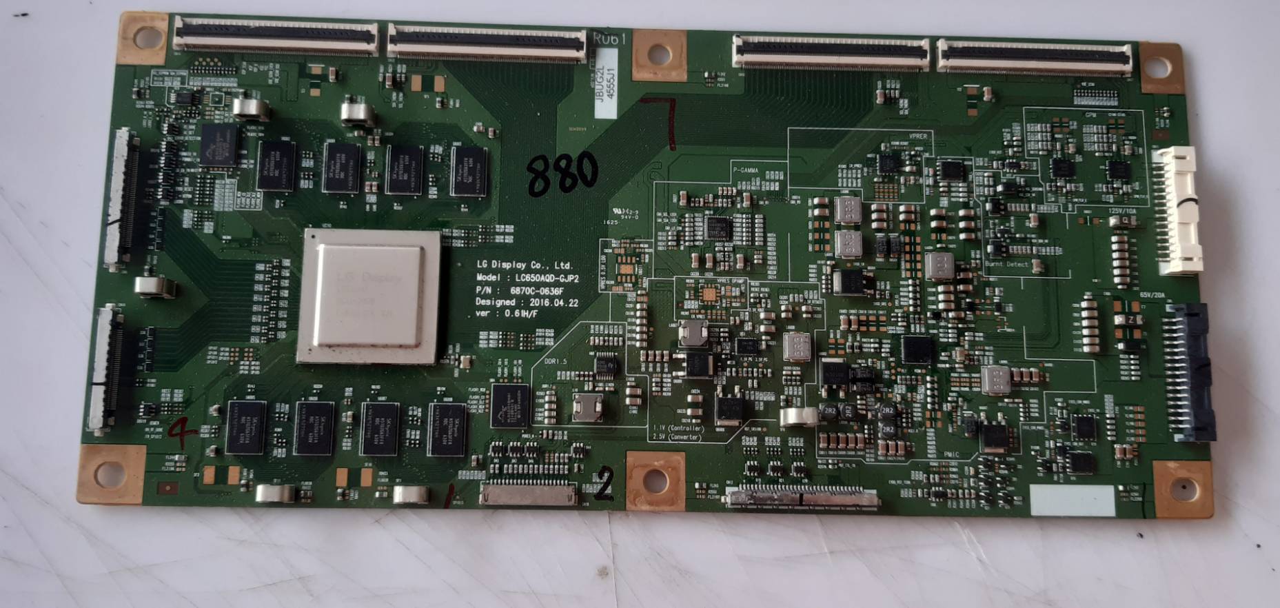 อันที่ 880 LG OLED55B6T ทีคอน 6870C-0636F ดีเทสแล้ว