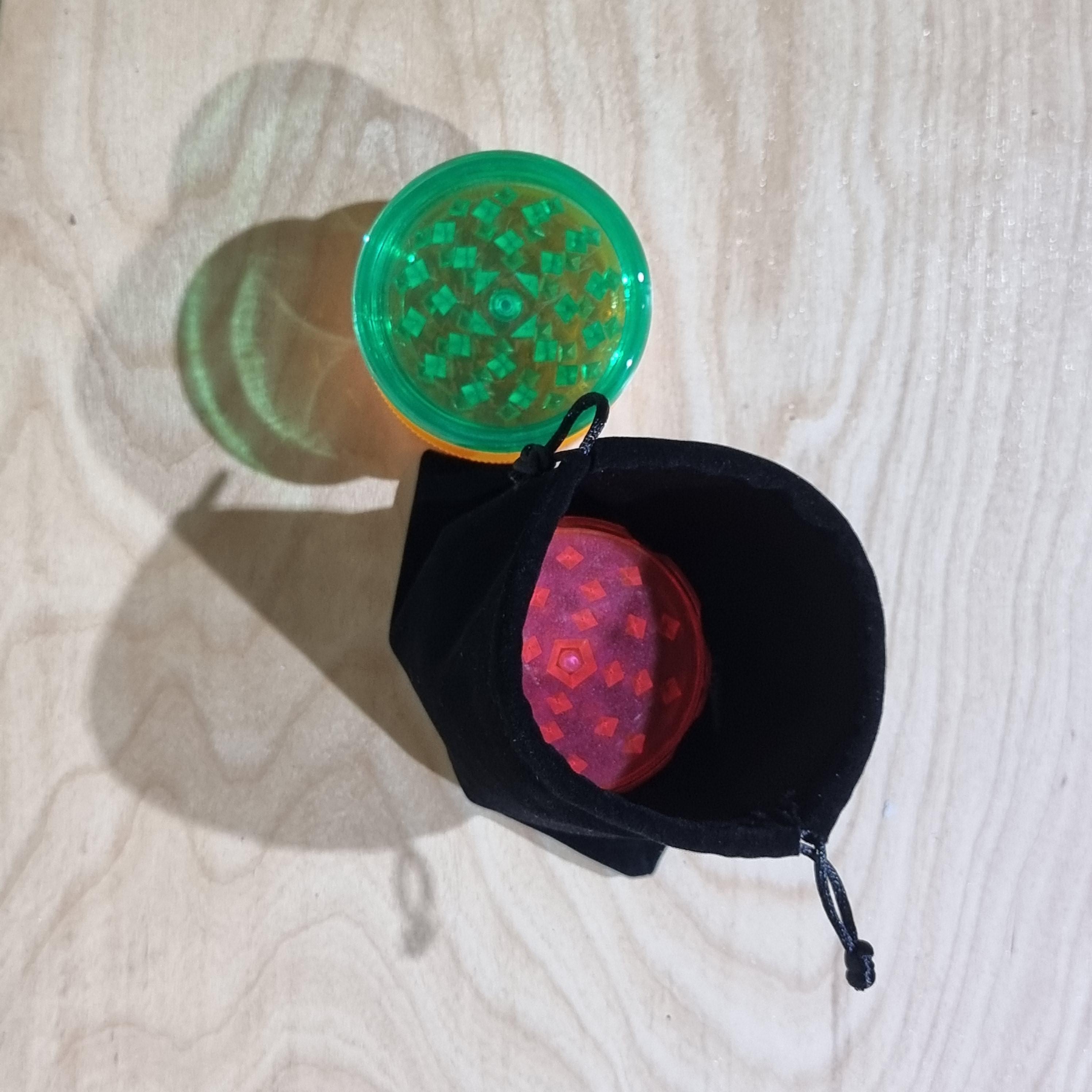 [1002] Plastic Grinder ขนาด 63mm 2 3ชั้น บดเก็บ ที่บดสมุนไพร เครื่องบดสมุนไพร บดกาแฟ ไกเดอร์บด