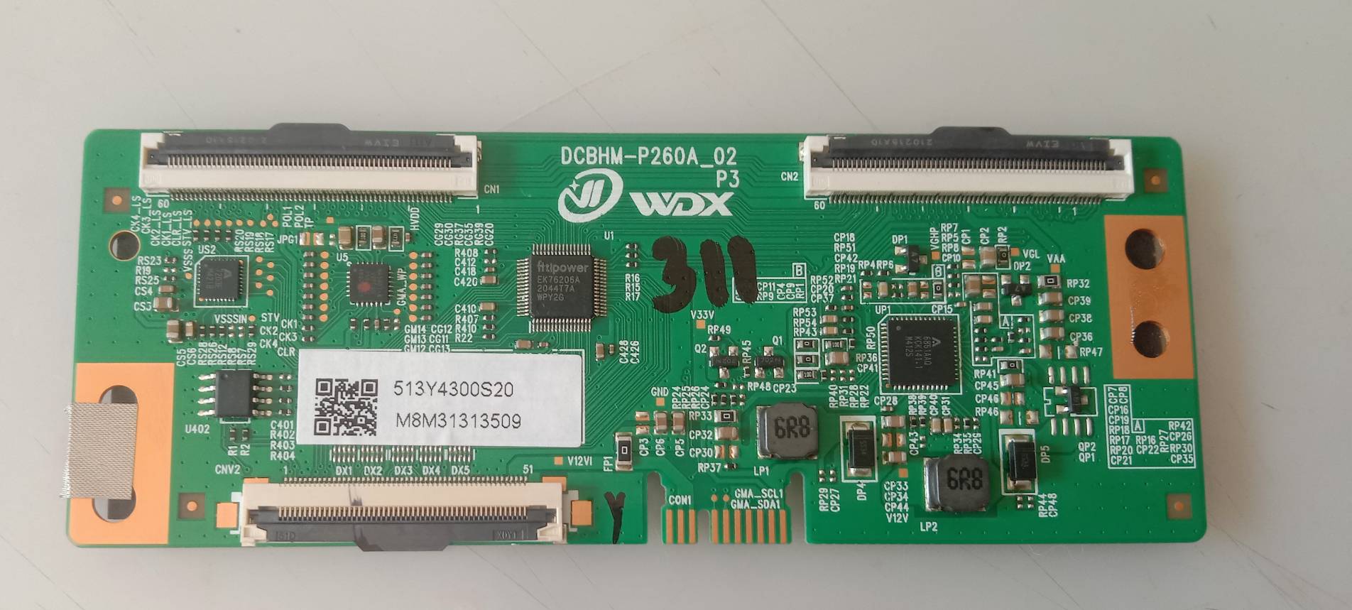 อันที่ 311 Haier LE43K6000 ทีคอน DCBHM-P260A_02 ดีเทสแล้ว