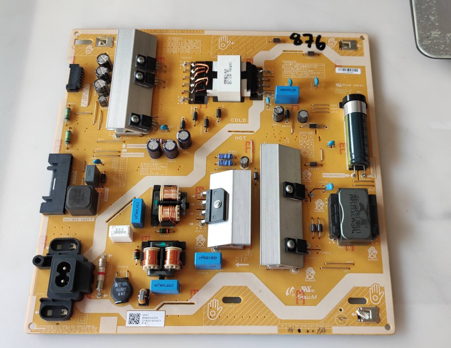 อันที่ 876 Samsung UA50RU7100K ซัฟฟลาย BN44-00932N L55E7 ดีเทสแล้ว