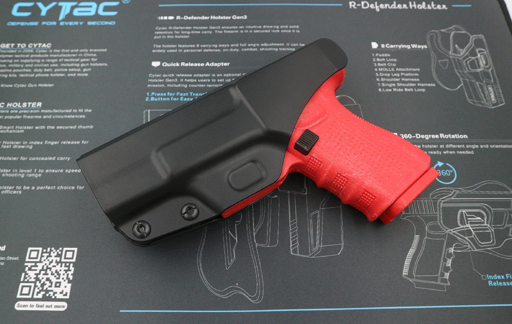 ซองปืนพกใน Polymer Glock 19 (K300)