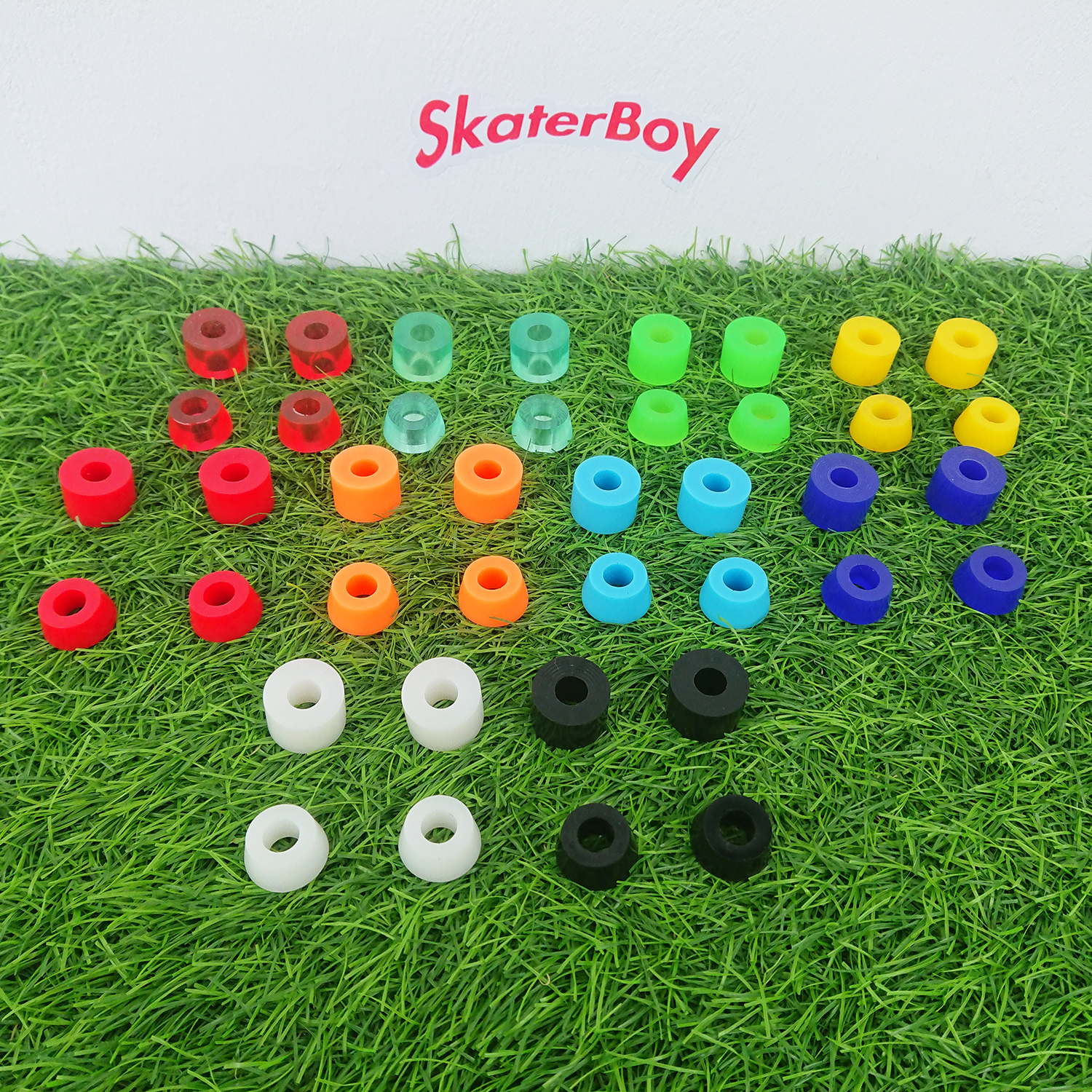 [0312] บูชชิ่ง สเก็ตบอร์ด 92A โคน11มิล บาเรล11 13 15 16มิล ลูกยาง โรลเลอร์สเก็ต roller skateboard bushing