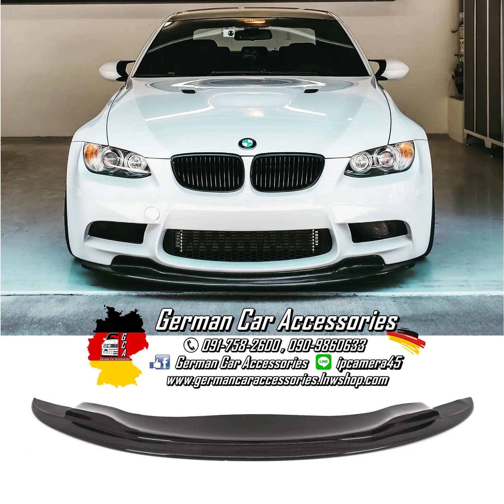 Front Lip Carbon GTS BMW M3แท้ E90