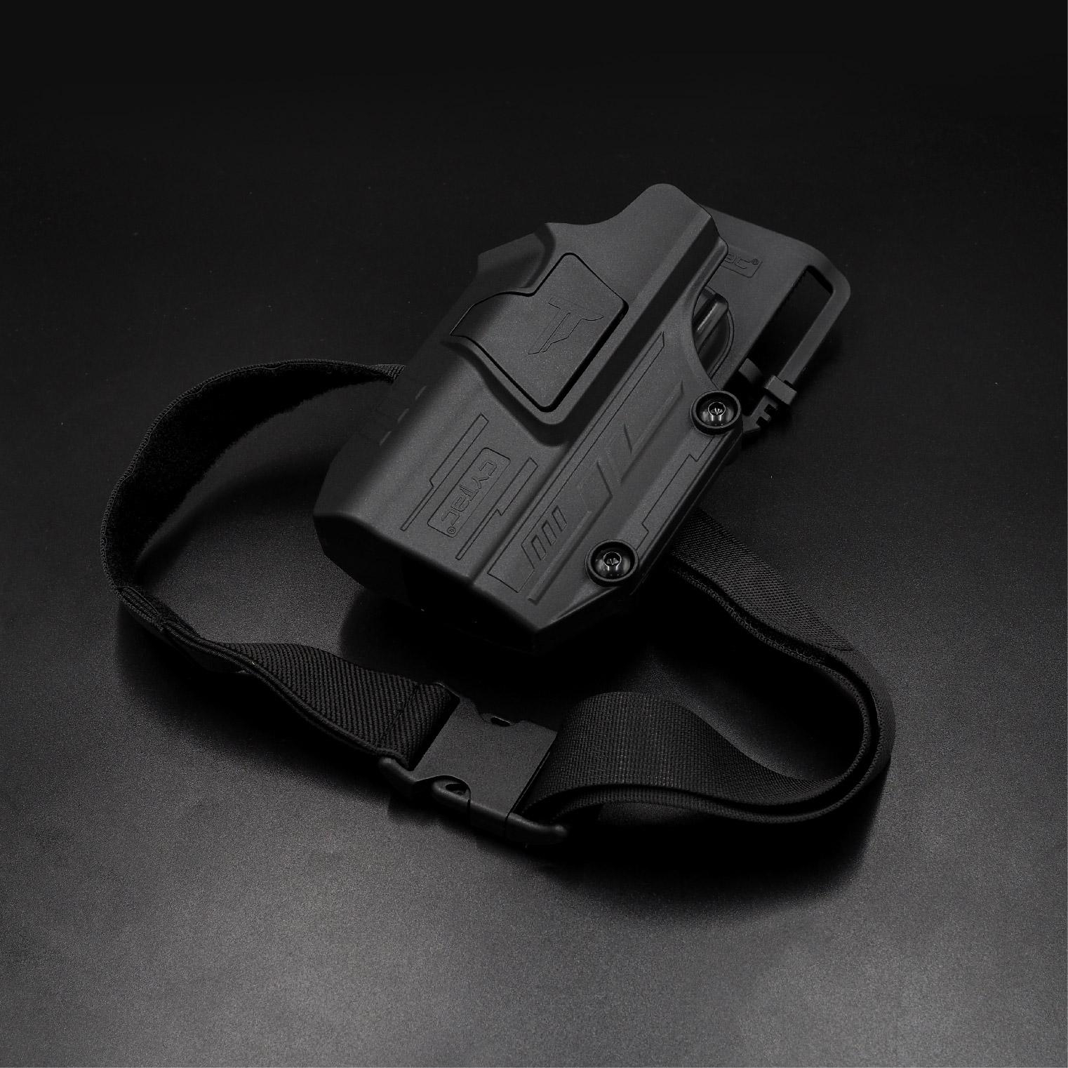 ซองพกนอก Mega-Fit ติดไฟฉาย + เพลทลดต่ำ (K0970)