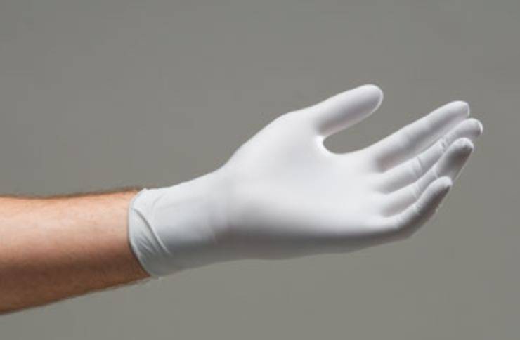 [ยกลัง 10 กล่อง] SIL40 ถุงมือไนไตรซิลเวอร์ ยาว 9.5 นิ้ว หนา 3 มิล หนัก 3.5-4 กรัม (100ชิ้น/กล่อง) แบรนด์ ดูราเซฟ