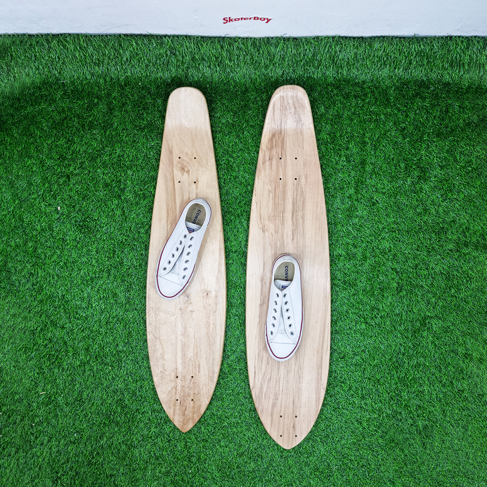 [0301] Wooden surf skate board, size 39"x9" WB 26.5" with tail, Concave, thickness 1cm longboard surf skate deck