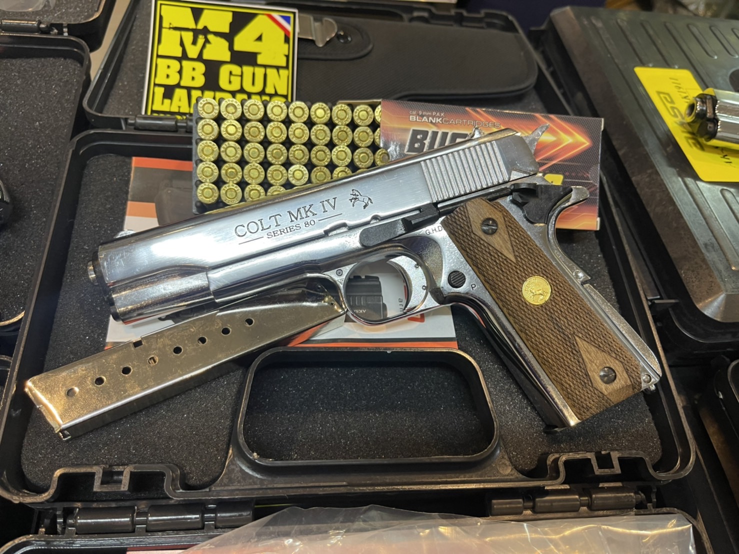 AKSA COLT 1911 ลาย Series 80 สีเงินเงา